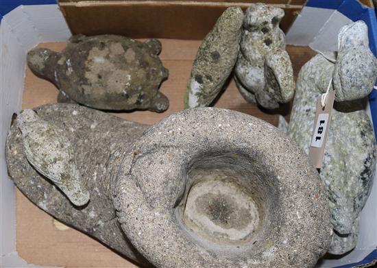 Small garden ornaments